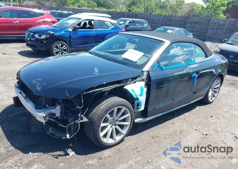 2016 Audi A5 2.0T Premium из США, поврежденный, VIN WAUM2AFH5GN000522